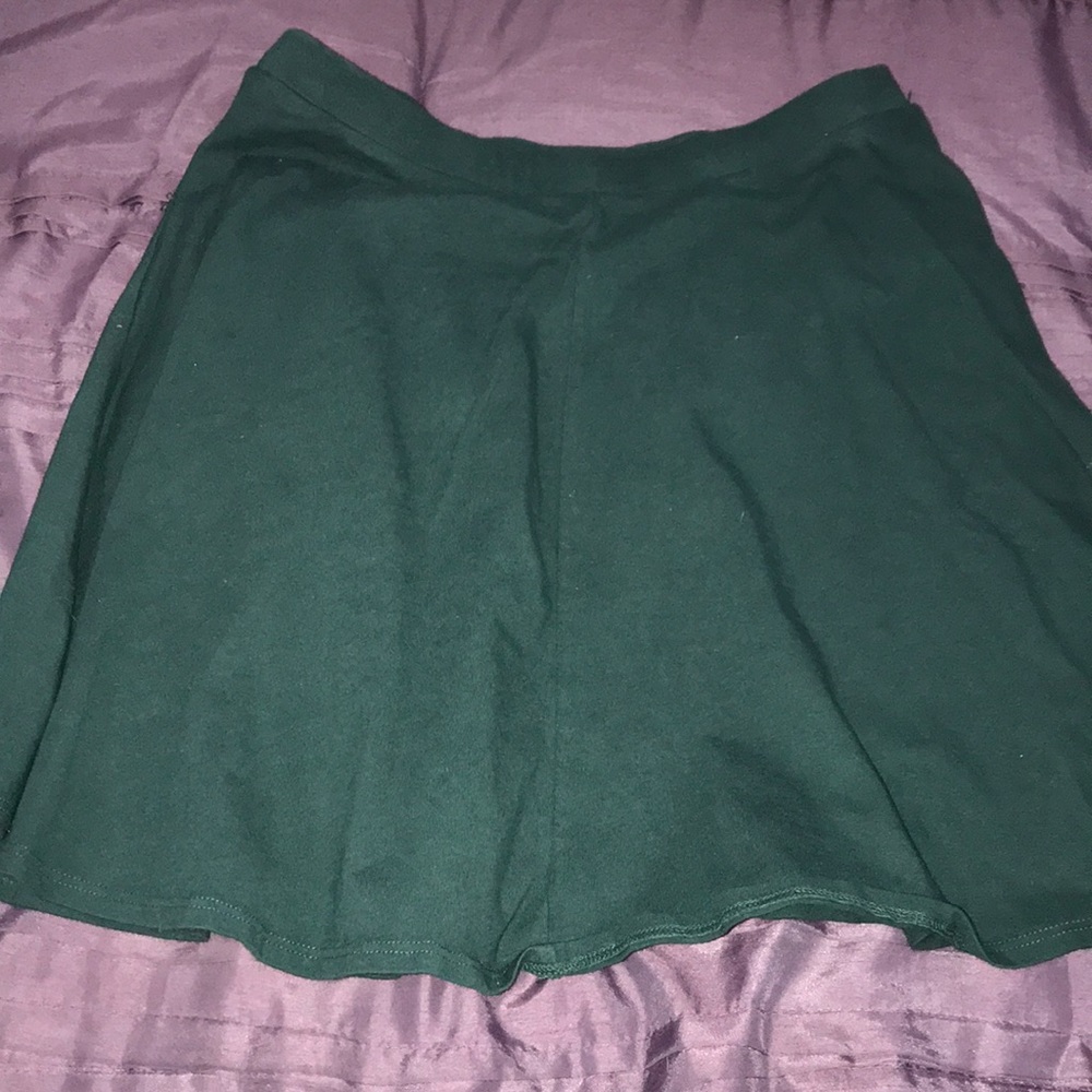 forrest green skater skirt